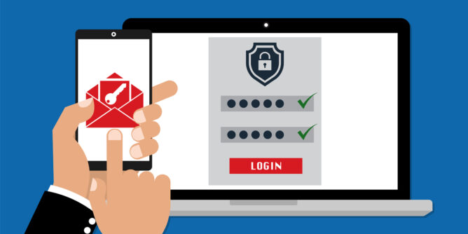 multifaktorska autentifikacija ilustracija