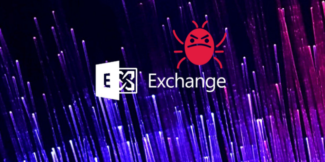 Exchange logo i ilustracija za bug