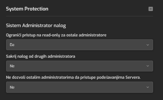 system protection