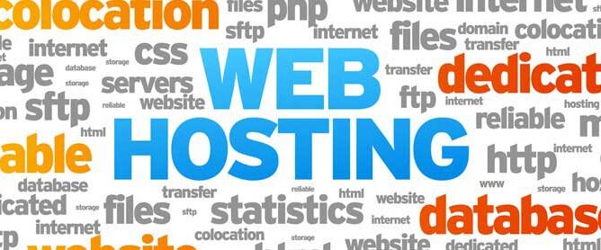 word cloud - web hosting