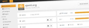 ajenti interface