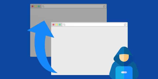 ilustracija za hakerske napade, u ovom slučaju Tabnabbing i Reverse Tabnabbing