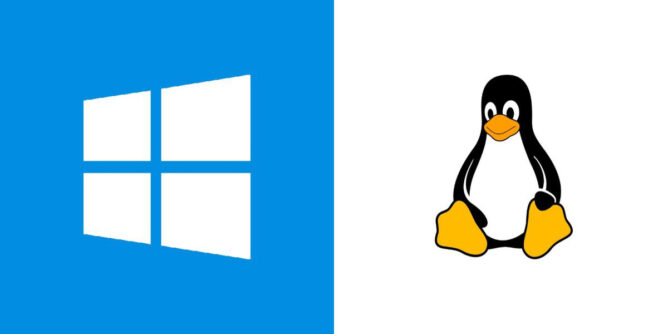 windows i linux logoi