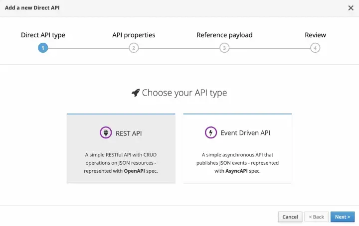choose your API type