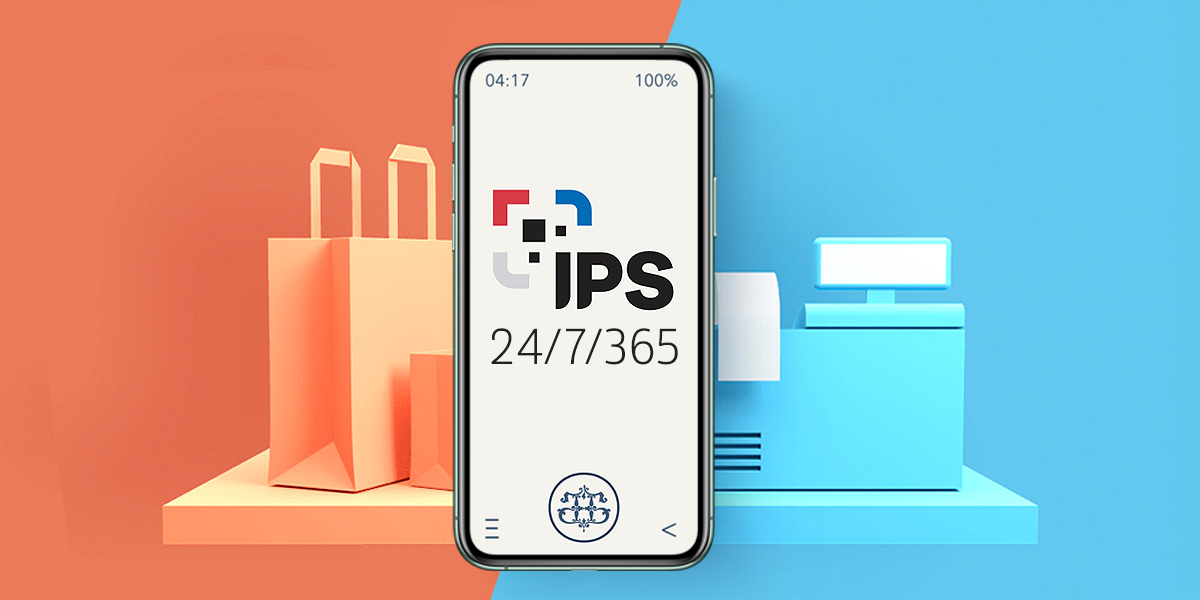 IPS QR kod mockup