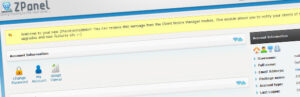 zpanel interface